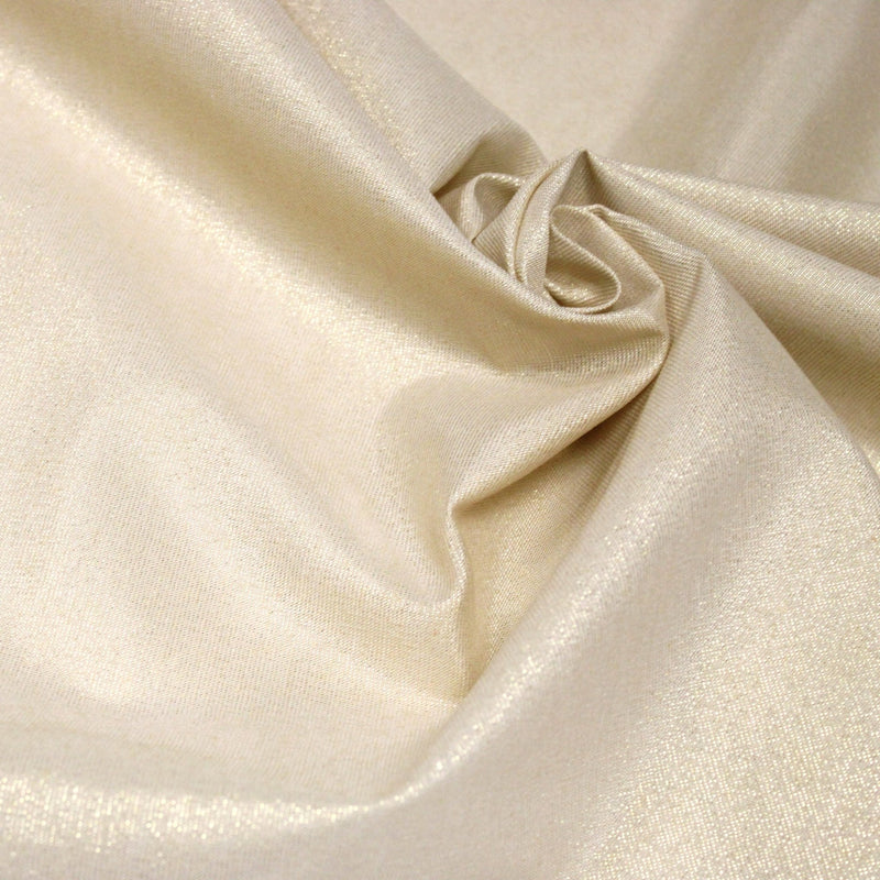 Tissu LUREX DE NOËL : rouge or, vertor , blanc argent, écru or - Petite et grande largeur !