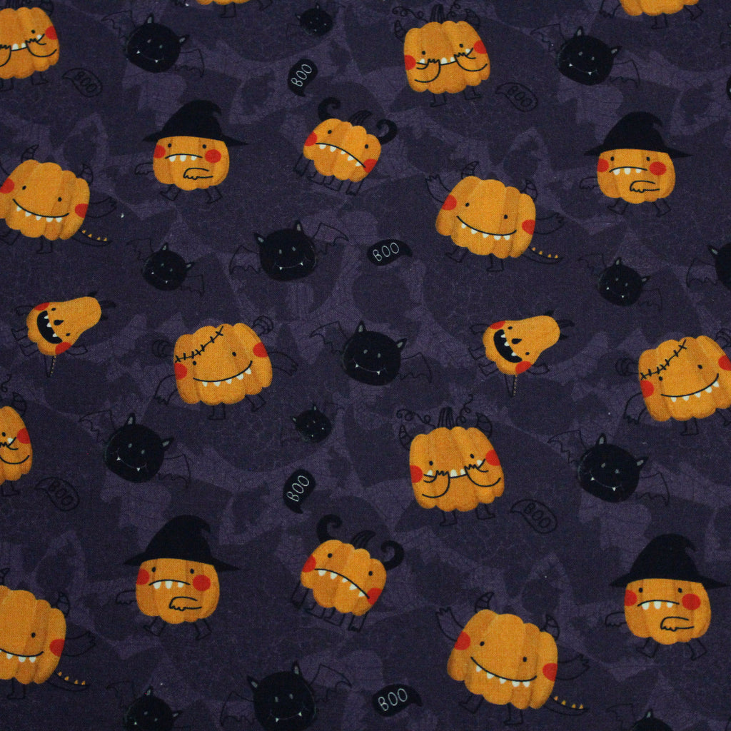 6 Pièces Tissu De Thème De Halloween, Halloween Coton Tissu