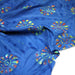 Tissu coton block print bleu aux soleils multicolores - MADE IN INDIA - TissusPapi.com