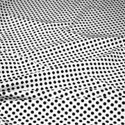 Tissu coton blanc à pois noirs 6mm - COLLECTION POLKA DOT - TissusPapi.com