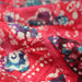 Tissu coton block print patchwork de motifs indiens, tons rose fuchsia, bleu, blanc - MADE IN INDIA - TissusPapi.com