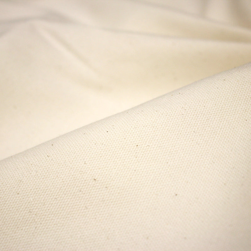 Tissu coton écru grande largeur 280cm et 280gr/m2 : idéal pour tentures et nappes ! - TissusPapi.com