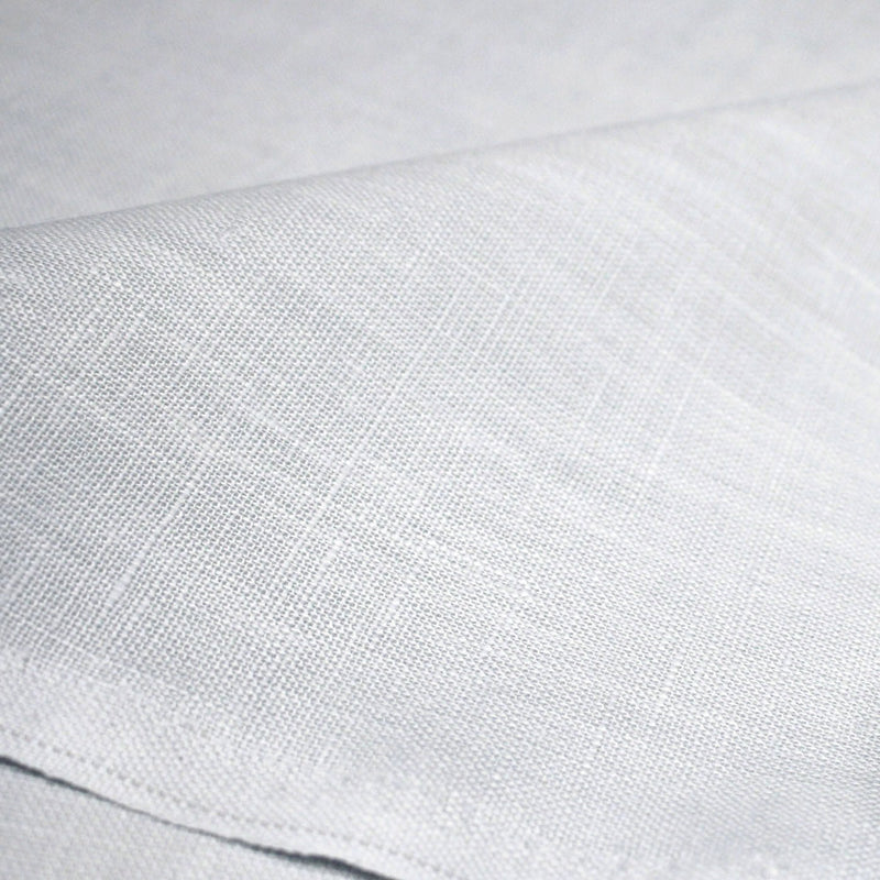 Tissu lin enduit : bleu de Jouy, gris blanc - OEKO - TEX - TissusPapi.com