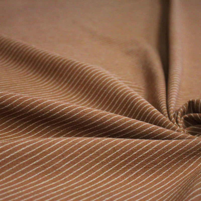 Tissu coton tissé rayé fines rayures : nombreuses couleurs - OEKO - TEX - TissusPapi.com