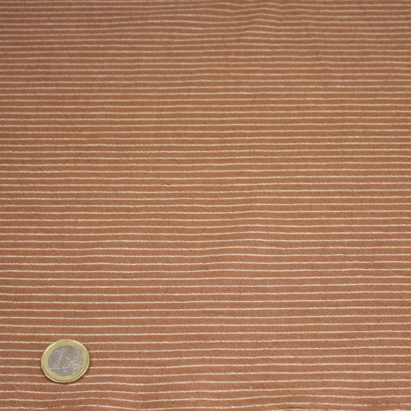Tissu coton tissé rayé fines rayures : nombreuses couleurs - OEKO - TEX - TissusPapi.com