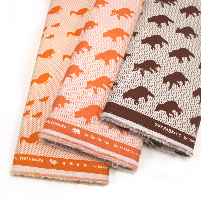 Lot de tissus japonais TOY FABRICS BY YURI HIMURO - Fabrication japonaise - TissusPapi.com