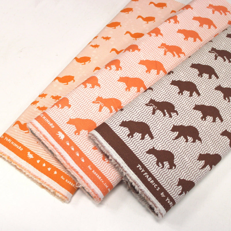 Lot de tissus japonais TOY FABRICS BY YURI HIMURO - Fabrication japonaise - TissusPapi.com