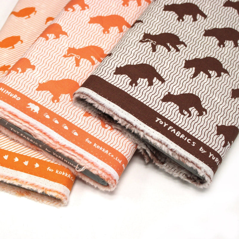 Lot de tissus japonais TOY FABRICS BY YURI HIMURO - Fabrication japonaise - TissusPapi.com