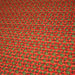 Tissu popeline coton rayures rouges & corail, petites pastèques vertes, collection SICILIA - TissusPapi.com