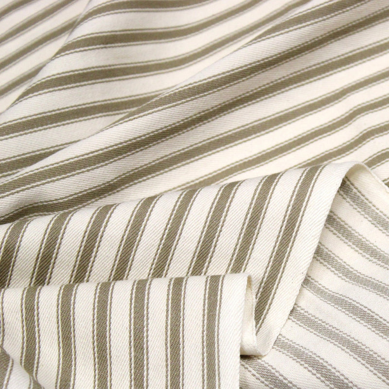 Tissu toile à matelas rayée 100% coton : nombreuses couleurs - COLLECTION CARNAC - TissusPapi.com