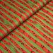 Tissu popeline coton Les pastèques : rayures rouges & vertes, collection SICILIA - TissusPapi.com