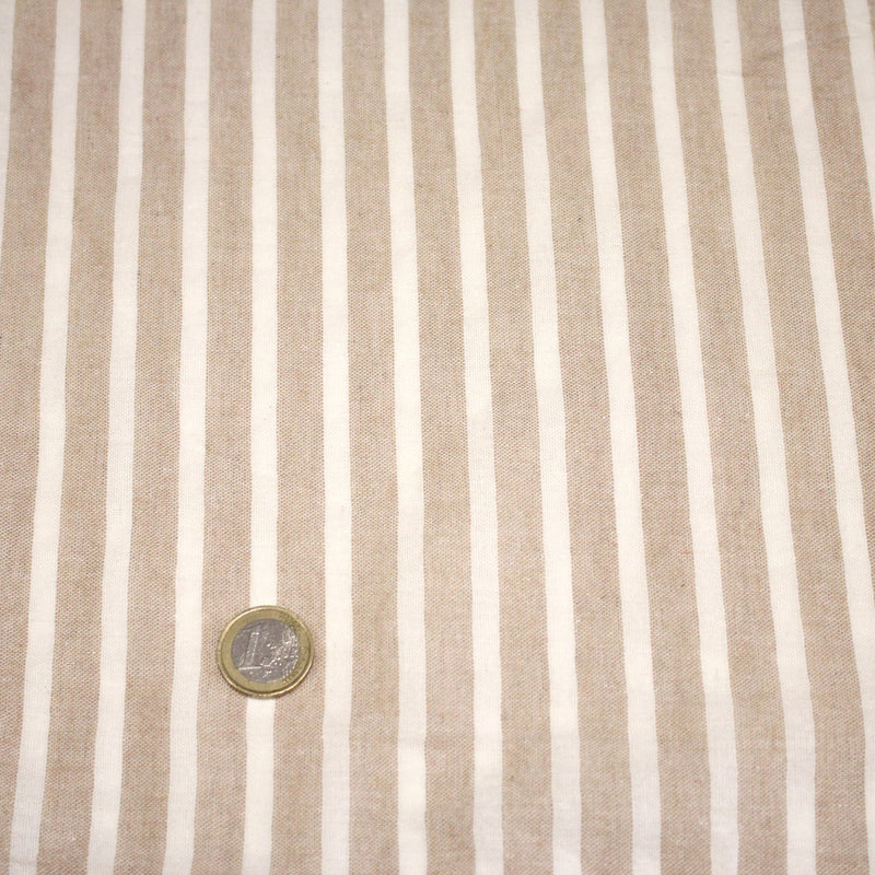Tissu coton tissé rayé larges rayures 10mm : nombreuses couleurs ! - OEKO - TEX - TissusPapi.com