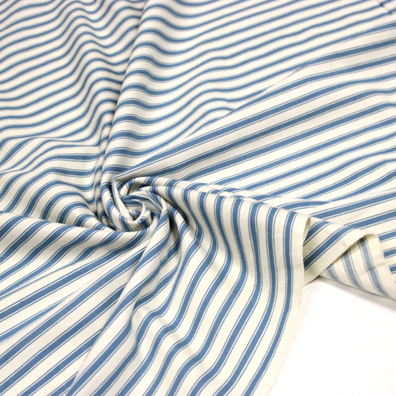 Tissu toile à matelas rayée 100% coton : nombreuses couleurs - COLLECTION CARNAC - TissusPapi.com