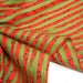 Tissu popeline coton Les pastèques : rayures rouges & vertes, collection SICILIA - TissusPapi.com