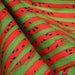 Tissu popeline coton Les pastèques : rayures rouges & vertes, collection SICILIA - TissusPapi.com