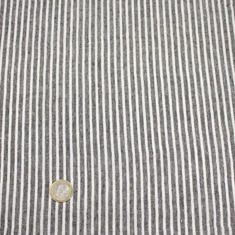 Tissu coton tissé rayé 5mm : nombreuses couleurs ! OEKO - TEX - TissusPapi.com