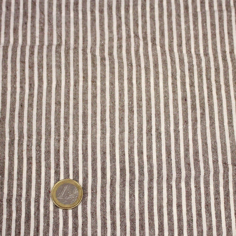 Tissu coton tissé rayé 5mm : nombreuses couleurs ! OEKO - TEX - TissusPapi.com
