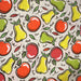 Tissu popeline coton Pommes et poires, collection SICILIA - TissusPapi.com