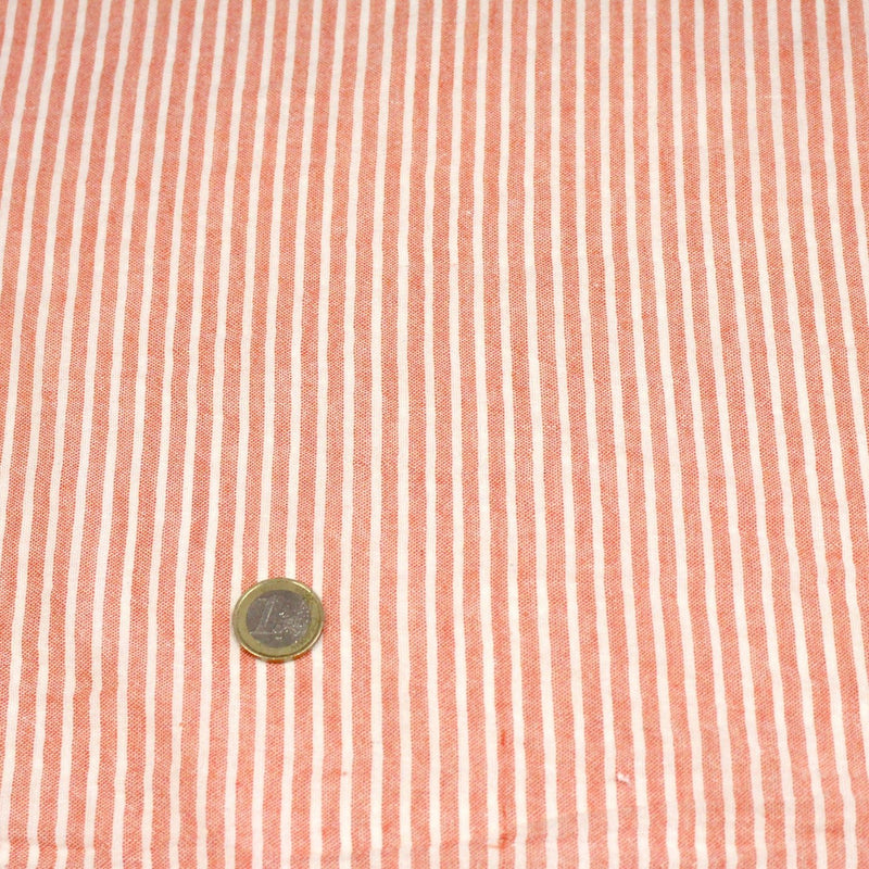 Tissu coton tissé rayé 5mm : nombreuses couleurs ! OEKO - TEX - TissusPapi.com