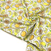 Tissu popeline coton Citrons et bananes, collection SICILIA - TissusPapi.com