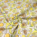 Tissu popeline coton Citrons et bananes, collection SICILIA - TissusPapi.com