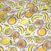 Tissu popeline coton Citrons et bananes, collection SICILIA - TissusPapi.com