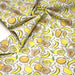 Tissu popeline coton Citrons et bananes, collection SICILIA - TissusPapi.com