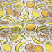 Tissu popeline coton Citrons et bananes, collection SICILIA - TissusPapi.com
