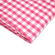 Tissu cotonnade VICHY rose fuchsia & blancs, carreaux 8mm - TissusPapi.com