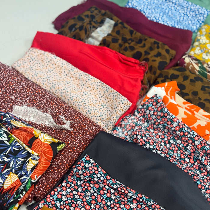 LOT DE COUPES : 10 coupes de viscose