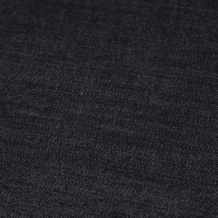 Tissu toile jean denim élasthanne bleu nuit 138cm de large - Fabrication italienne