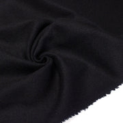 Tissu lainage bleu nuit presque noir, tissage fins carreaux, fabrication française - TissusPapi.com