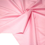 Tissu cotonnade aux rayures roses - TissusPapi.com