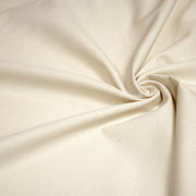 Tissu Gabardine coton élasthanne écru uni - Fabrication italienne - TissusPapi.com