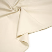 Tissu Gabardine coton élasthanne écru uni - Fabrication italienne - TissusPapi.com