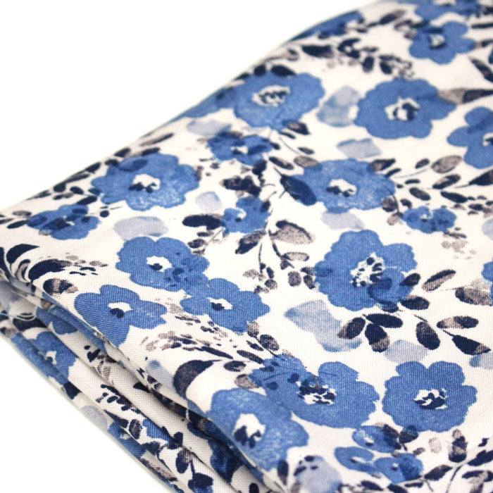 TU Girls Blue Floral Viscose A-Line Size 3-4 Years Round Neck TU Girls Blue Floral Viscose A-Line Size 3-4 Years Round Neck