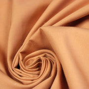Tissu gabardine sergé uni couleur Orange argile - ON DESTOCKE ! - TissusPapi.com