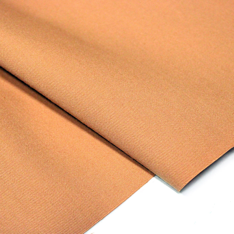 Tissu gabardine sergé uni couleur Orange argile - ON DESTOCKE ! - TissusPapi.com