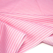 Tissu cotonnade aux rayures roses - TissusPapi.com