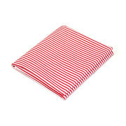 Tissu cotonnade aux rayures rouges et blanches - TissusPapi.com