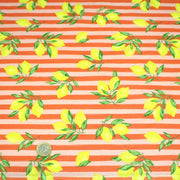 Tissu cotonnade RAYURES et CITRONS : 3 couleurs disponibles - COLLECTION SICILIA - OEKO - TEX STANDARD 100 - TissusPapi.com