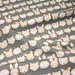 Tissu popeline coton KAWAI gris aux animaux crème - TissusPapi.com