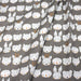Tissu popeline coton KAWAI gris aux animaux bleu ciel - TissusPapi.com