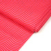 Tissu popeline coton lignes & vagues rose fuchsia et rouges - TissusPapi.com
