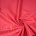 Tissu popeline coton lignes & vagues rose fuchsia et rouges - TissusPapi.com