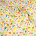 Tissu popeline coton ENFANT KAWAI aux animaux et fruits souriants - TissusPapi.com