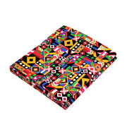 Tissu cotonnade motif WAX géométrique très coloré - OEKO - TEX STANDARD 100 - TissusPapi.com