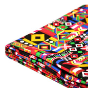 Tissu cotonnade motif WAX géométrique très coloré - OEKO - TEX STANDARD 100 - TissusPapi.com