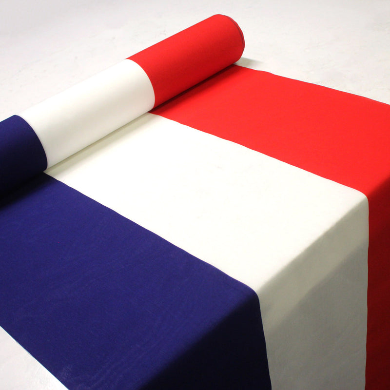 Tissu Drapeau français au mètre - Drapeau France, 80cm de large - TissusPapi.com