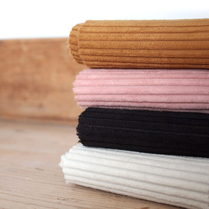 Tissu velours côtelé 450gr/m2 : nombreuses couleurs ! Habillement et ameublement